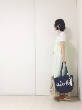 「hawaii」｜「アイテム（その他）」を使った、sa…⁂さん（レディース・152cm）の冬コーディネート