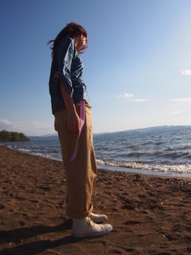 「福島県」｜minastagramさん（レディース・158cm）の春コーディネート