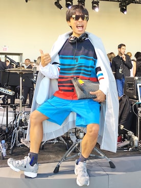 「OPENING CEREMONY（オープニングセレモニー）のアイテム（スウェット）」を使った、Kaname  Murakamiさん（メンズ・167cm）の秋コーディネート