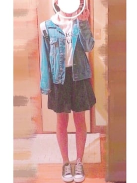 「BROOKLYNのアイテム」を使った、ゆきさん（レディース・156cm）の秋コーディネート