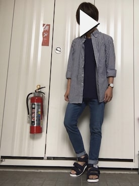 うめちぃさん（メンズ・157cm）の夏コーディネート