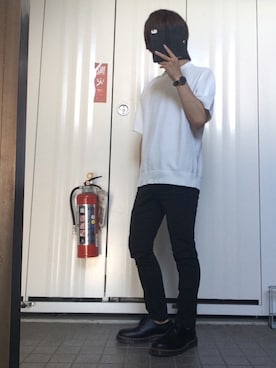 「アイテム（PC・スマホグッズ/家電）」を使った、うめちぃさん（メンズ・157cm・20代）の夏コーディネート