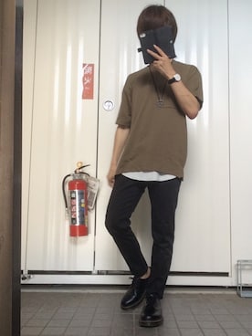 うめちぃさん（メンズ・157cm）の夏コーディネート