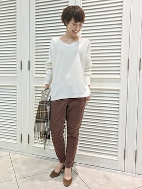 FRAMeWORK tomomiさん（レディース・168cm）の冬コーディネート