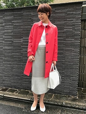 「FRAMeWORK（フレームワーク）のアイテム（スカート）」を使った、FRAMeWORK tomomiさん（レディース・168cm）の冬コーディネート