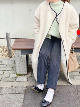 ジャケット アウターを使った ペールグリーン のコーディネート一覧 Wear