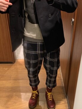 「NICOLE（ニコル）のアイテム（ジャケット/アウター）」を使った、慧さん（メンズ・170cm）の冬コーディネート