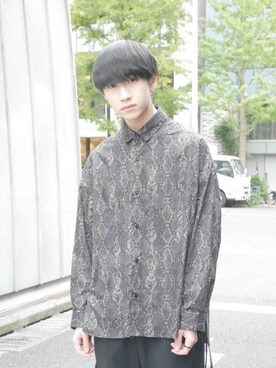 「アパレルスタッフ」｜「アイテム（スラックス）」を使った、naoki🥀さん（メンズ・168cm）の秋コーディネート