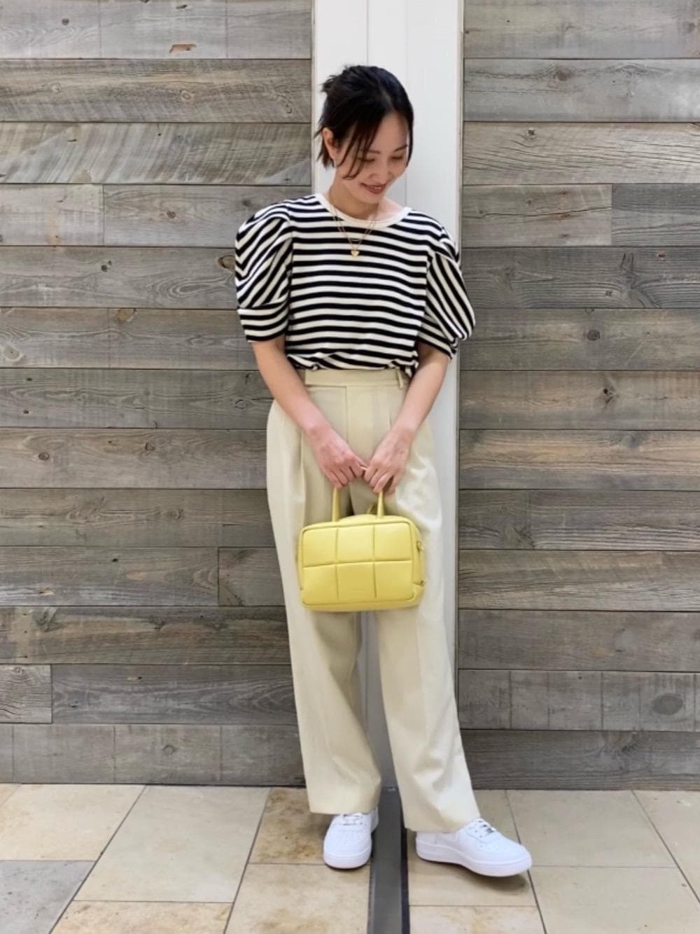BY ハニカムヘンリー＆クルーネック 5分袖カットソー －2WAY－ BY ハニカムヘンリー＆クルーネック 5分袖カットソー -2WAY-を