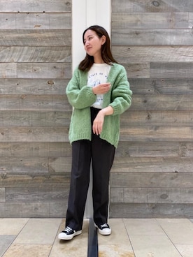 「TRICOTS JEAN MARC（トリコットジーンマルク）のアイテム」を使った、chinatsu tadaさん（レディース・161cm）の秋コーディネート
