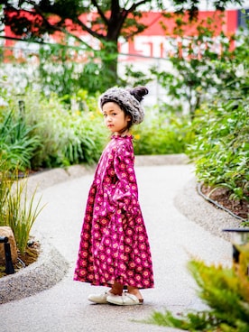 「ＣＡＭＥＬ（キャメル）のアイテム」を使った、miomioaiaiさん（キッズ・120cm）の秋コーディネート