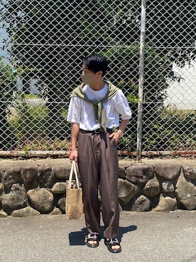 岩田和也さん（メンズ・172cm）の夏コーディネート