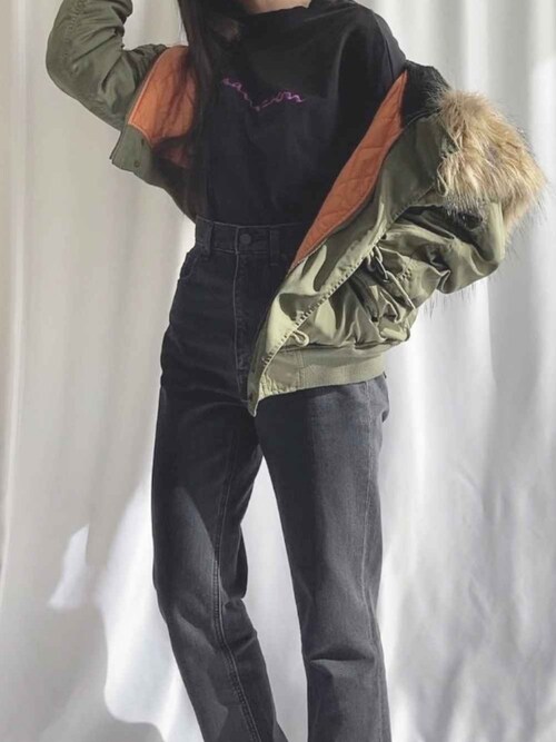 AZUL by moussy（アズールバイマウジー）の「N-2B COAT/N-2B