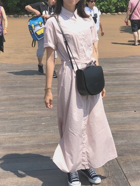 「CONVERSE（コンバース）のconverse（コンバース） ALL STAR OX（オールスターOX）（スニーカー）」を使った、mai_haruさん（レディース・170cm）の夏コーディネート