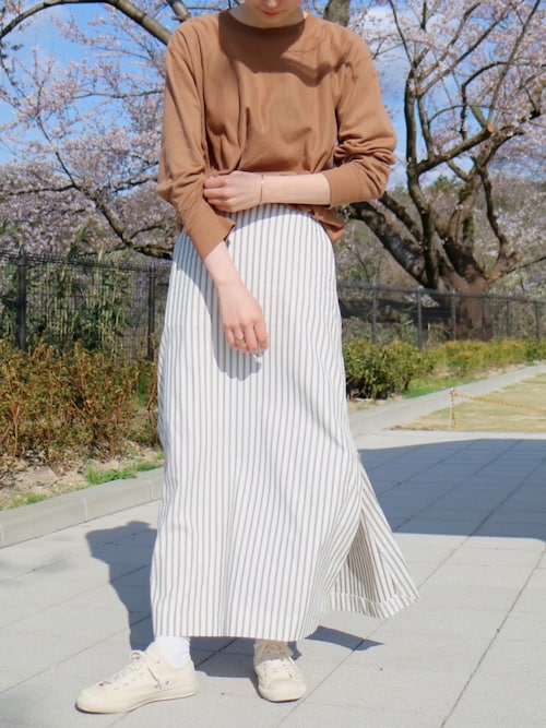 AURALEE（オーラリー）の「AURALEE / ストライプサイドスリット