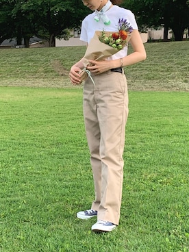 「Paul Smith（ポールスミス）のアイテム（財布/小物）」を使った、mai_haruさん（レディース・170cm）の夏コーディネート