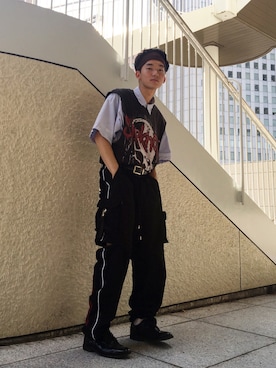 「punk rock」｜たけしゅんさん（メンズ・175cm）の秋コーディネート