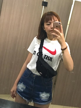 「H&M（エイチ・アンド・エム）のアイテム（その他）」を使った、Minji Ijnimさん（レディース・160cm）の夏コーディネート
