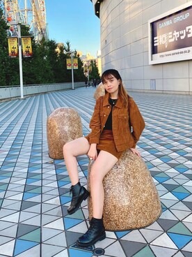 Minji Ijnimさん（レディース・155cm）の秋コーディネート