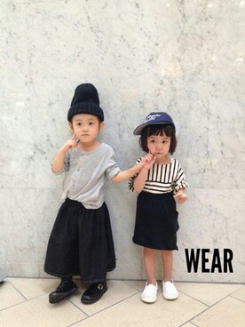 tsugumonさん（キッズ・90cm）の夏コーディネート