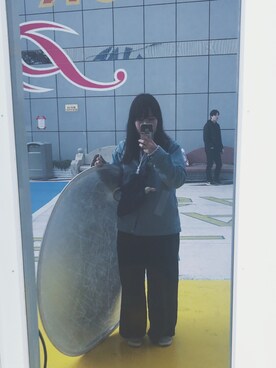 「撮影」｜「アイテム（その他）」を使った、エリピッピさん（レディース・157cm）の冬コーディネート