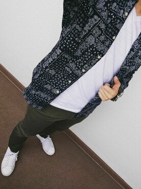 「stansmith」｜KEITA＠ケータさん（メンズ・165cm）の春コーディネート