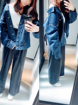 「ROSE BUD（ローズバッド）のアイテム（つなぎ/オールインワン）」を使った、maaariiko10さん（レディース・167cm）の春コーディネート