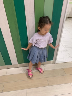 riichannさん（キッズ・90cm）の夏コーディネート