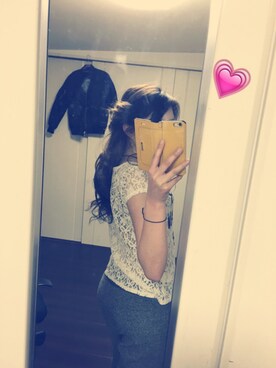 「SPINNS（スピンズ）のアイテム（ミリタリージャケット）」を使った、Rina♡さん（レディース・163cm）の春コーディネート