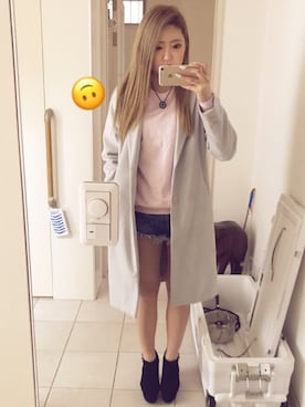 Rina♡さん（レディース・163cm）の冬コーディネート