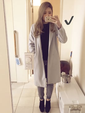 Rina♡さん（レディース・163cm）の冬コーディネート