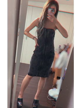「EGOIST（エゴイスト）のアイテム（ワンピース/ドレス）」を使った、Rina♡さん（レディース・163cm）の秋コーディネート