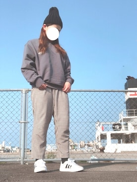 「ビバスタジオ」｜「アイテム（帽子）」を使った、あすぱらがすさん（レディース・160cm）の春コーディネート