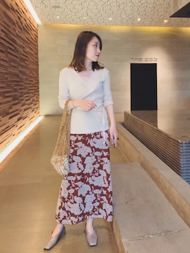 NudeSASAさん（レディース・164cm）の春コーディネート