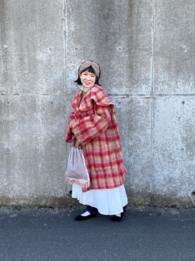 asameさん（レディース・153cm）の冬コーディネート