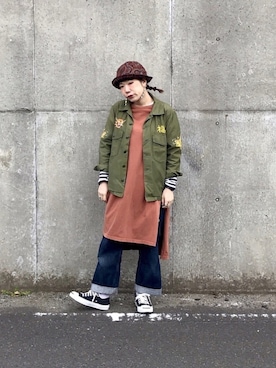 asameさん（レディース・153cm）の冬コーディネート