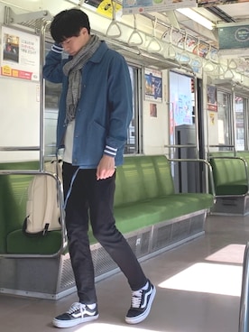 スニーカーを使った 青黒白 の人気ファッションコーディネート Wear