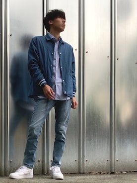 純白さん（メンズ・172cm）の春コーディネート