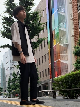 純白さん（メンズ・174cm）の夏コーディネート