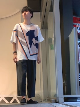 純白さん（メンズ・174cm）の夏コーディネート