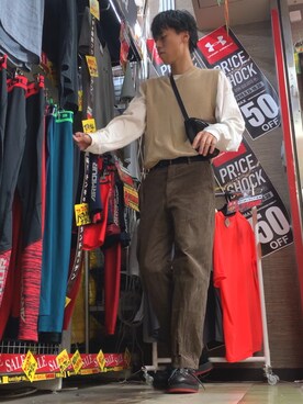 純白さん(メンズ・174cm)の秋コーディネート