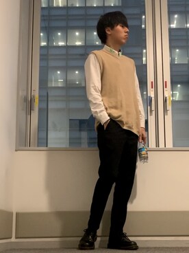 純白さん(メンズ・174cm)の秋コーディネート