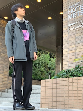 純白さん（メンズ・174cm）の秋コーディネート