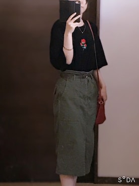 「ZOZOでしか買えない」｜「アイテム（その他）」を使った、izumi-ktaさん（レディース・152cm）の夏コーディネート