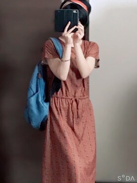 「CROSSPLUS ONLINE（クロスプラスオンライン）のアイテム」を使った、izumi-ktaさん（レディース・152cm）の夏コーディネート
