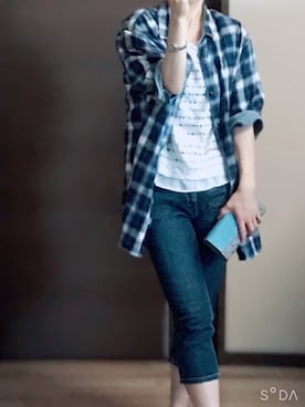 「PATRICK COX（パトリック・コックス）のアイテム（財布/小物）」を使った、izumi-ktaさん（レディース・152cm）の夏コーディネート