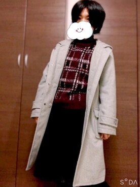 「ESTELLE（エステール）のアイテム」を使った、izumi-ktaさん（レディース・152cm）の冬コーディネート