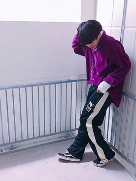 「WEGO（ウィゴー）のアイテム（その他トップス）」を使った、ポメさん（メンズ・177cm）の秋コーディネート