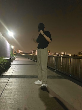 「vetements」｜「アイテム（キャップ）」を使った、hiro23さん（メンズ・177cm）の秋コーディネート
