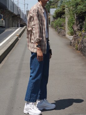 岡本 大護さん(メンズ・178cm)の夏コーディネート